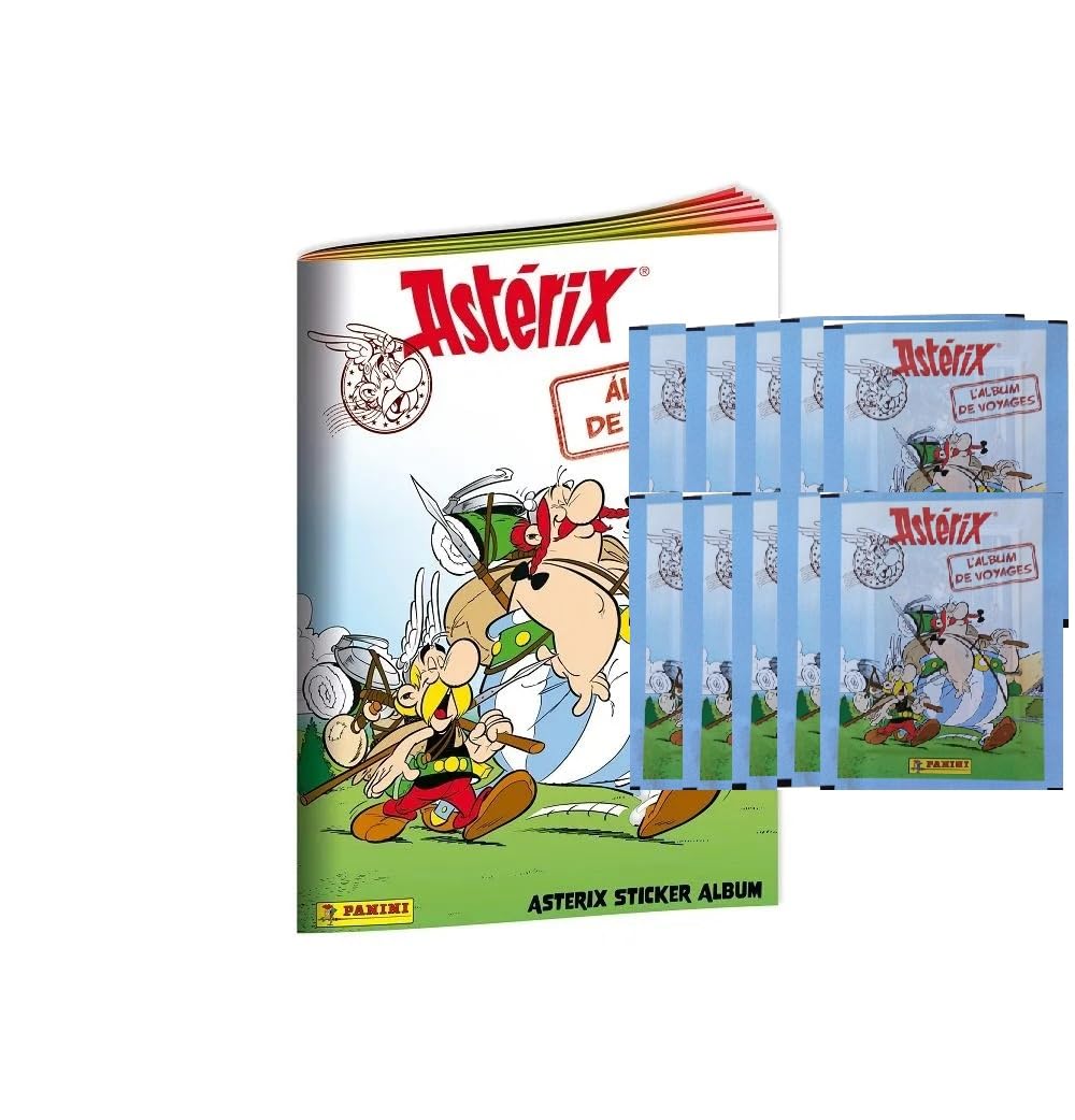 ASTERIX Cromos Colección 2023 ALBUM + 10 Sobres (50 cromos)