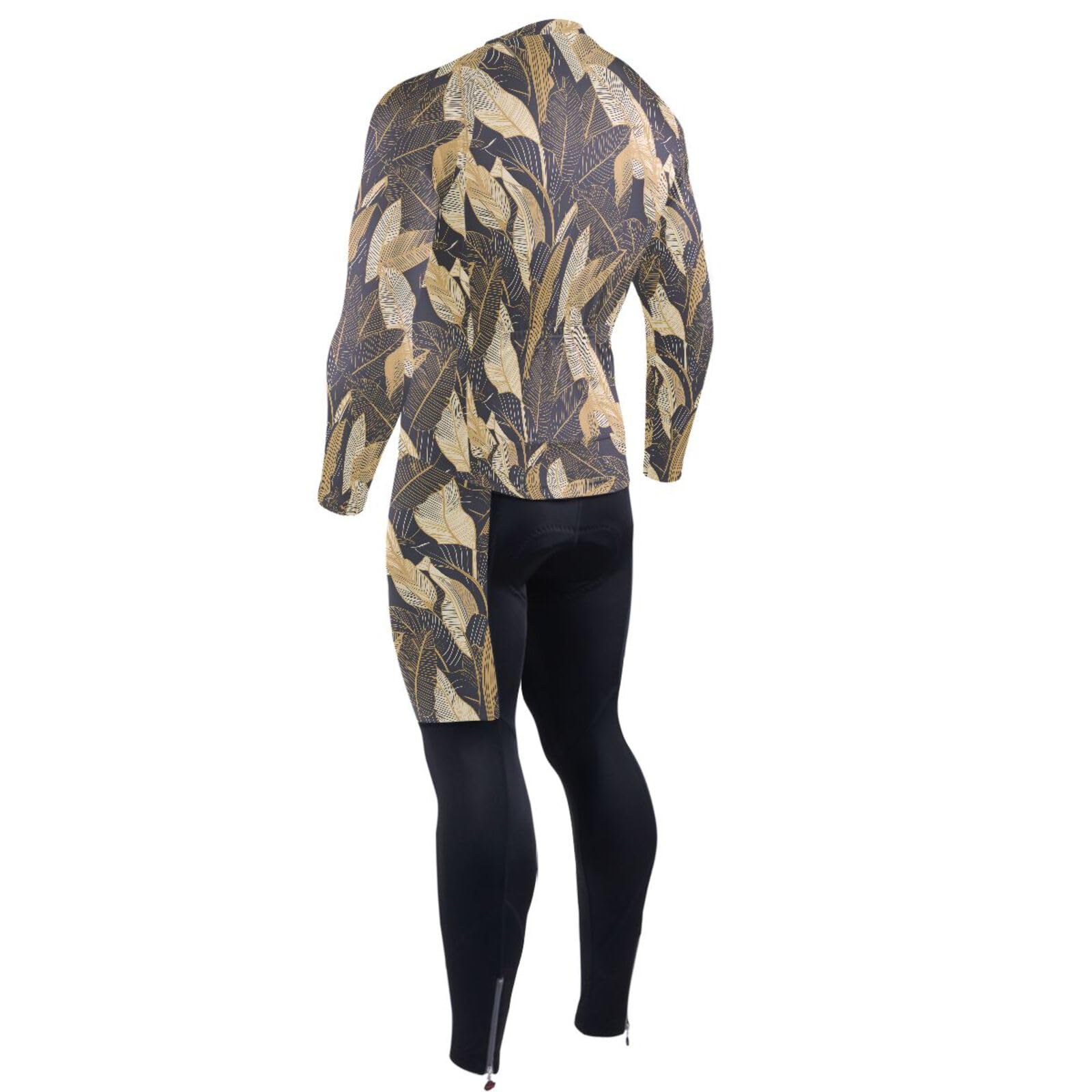 Radtrikot Herren mit Taschen, Windbreaker, langärmelig, 3D-gepolstert
