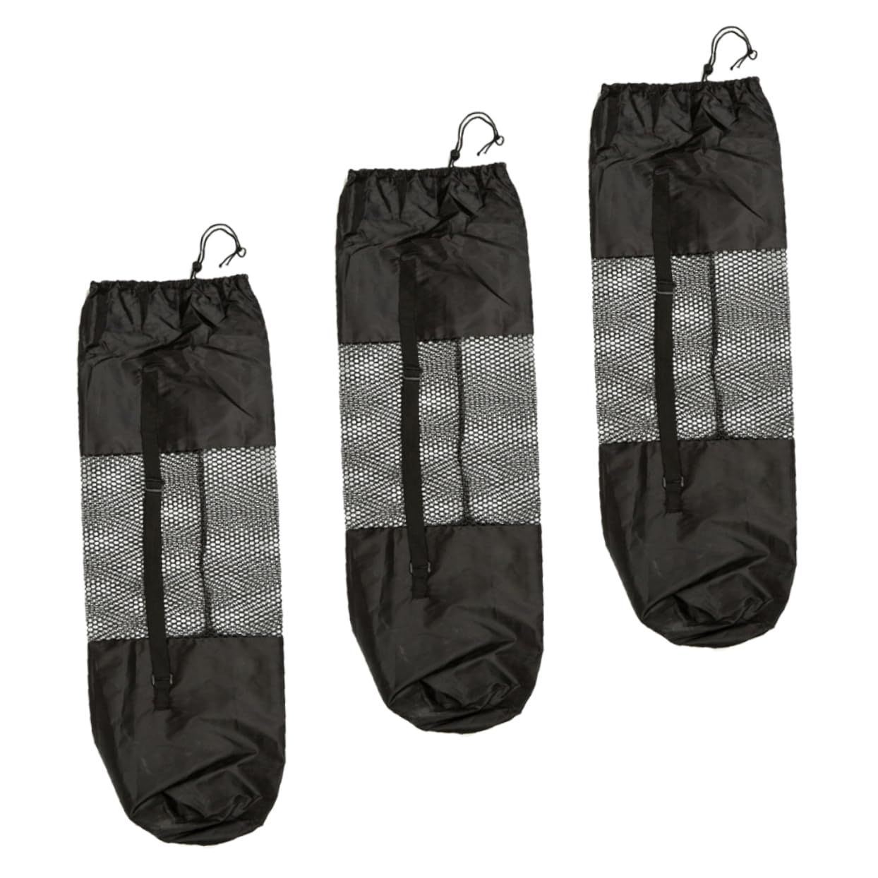 INOOMP 1set Yoga Mat Stylish Storage Pouches for Fitness Convenient Drawstring Design Capacity for Durable Wear Resistant Material for Outdoor Use 3pcs