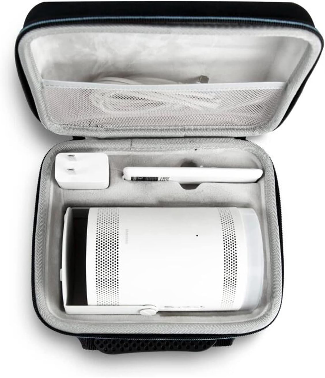 Carrying Case for Samsung The Freestyle Projector,Compatible with The Freestyle Smart Portable Projector/The Freestyle 2nd Gen Projector 360°All-Round Hard EVA Protection Storage Box