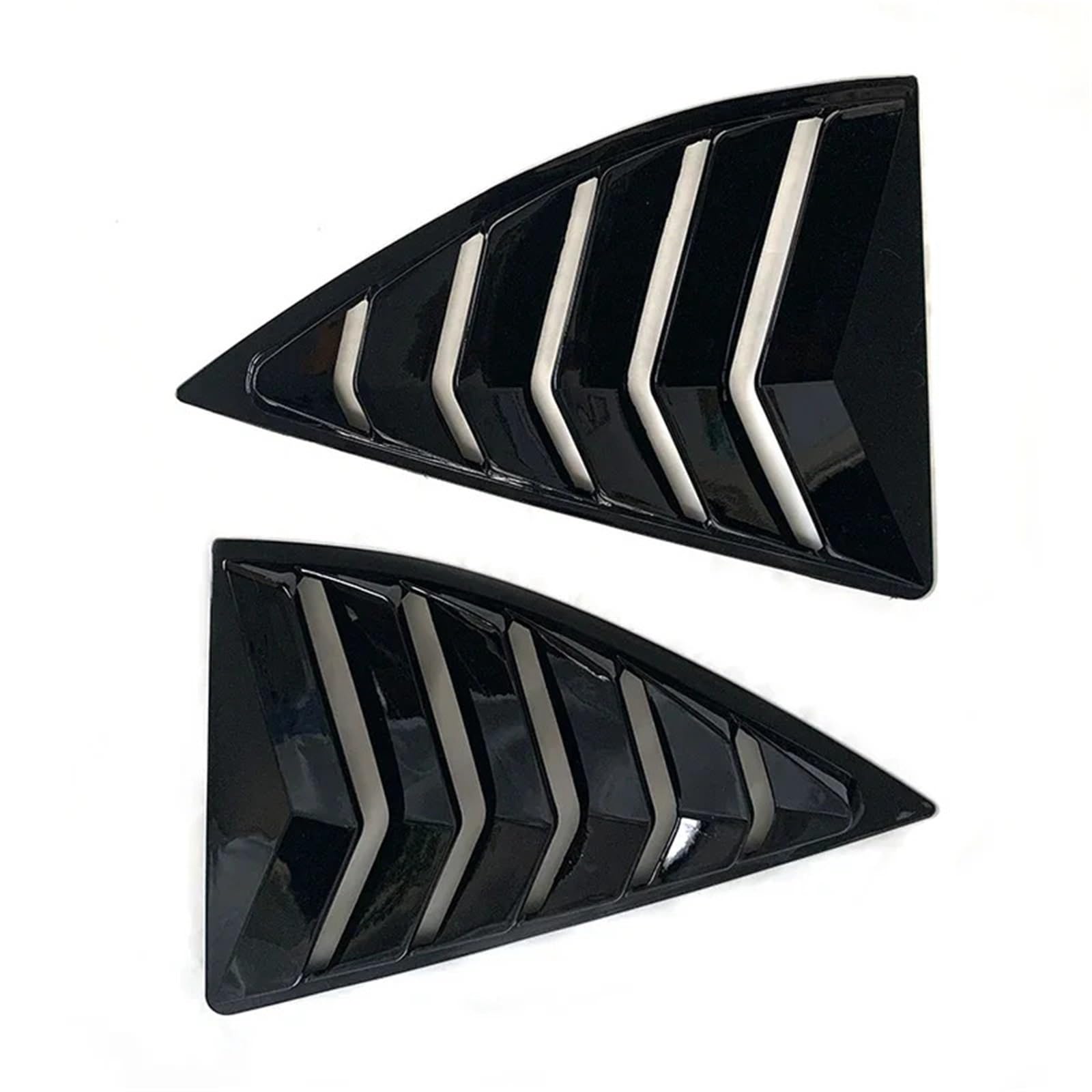 Gloss Black Car Side Window Louver Compatible with Chevrolet Camaro 5th Gen 2010-2015 2011 2012 2013 Car Rear Window Shutter Cover Spoiler(Glossy Black)