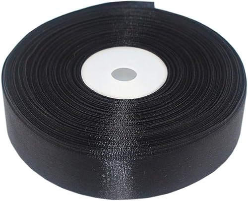 Miniatura 4 de Cinta de satén sólida de una sola cara de 1-12 pulgadas de ancho 50 yardas para detalles de boda, proyectos de costura, envoltura de regalos,