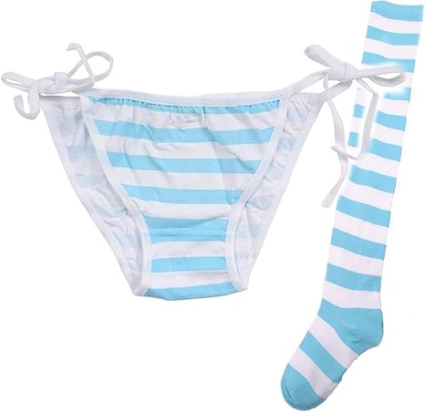 Amazon Nowest ノウェスト しましま ボーダー パンツ ニーハイ セット コスプレ レディース フリーサイズ 紐タイプ ブルー コスプレ 仮装 通販 Amazon Nowest ノウェスト しましま ボーダー パンツ ニーハイ セット コスプレ レディース フリーサイズ 紐タイプ ブルー コスプレ 仮装 通販