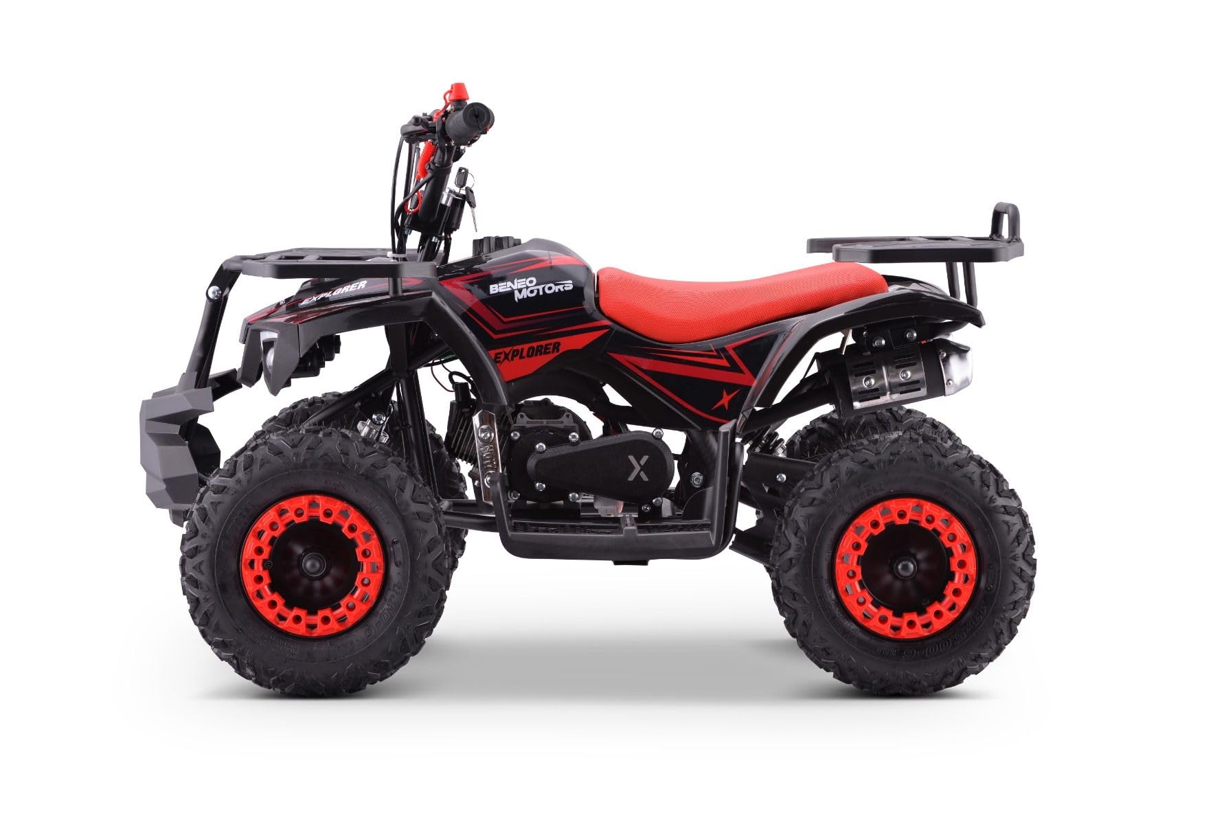 ATV - Mini Quad per bambini Beneo Motors Explorer rosso - 50cc
