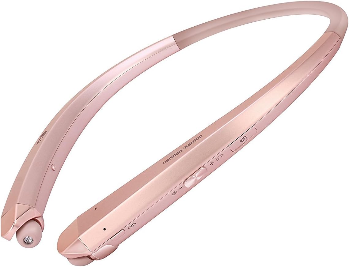 LG HBS-910 Tone Infinim Bluetooth Stereo Headset - Retail Packaging - Rose Gold
