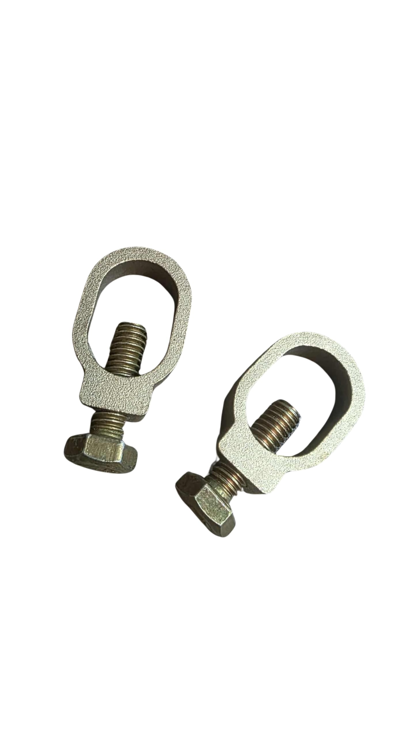 5/8" Earth Rod Clamp | Machined Brass Connector | Conductive Coupler | Pack of 2