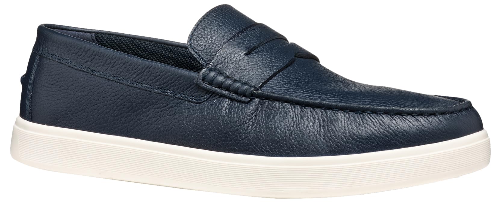 Geox Men's U AVOLA A Moccasin, Dk Navy, 10 UK