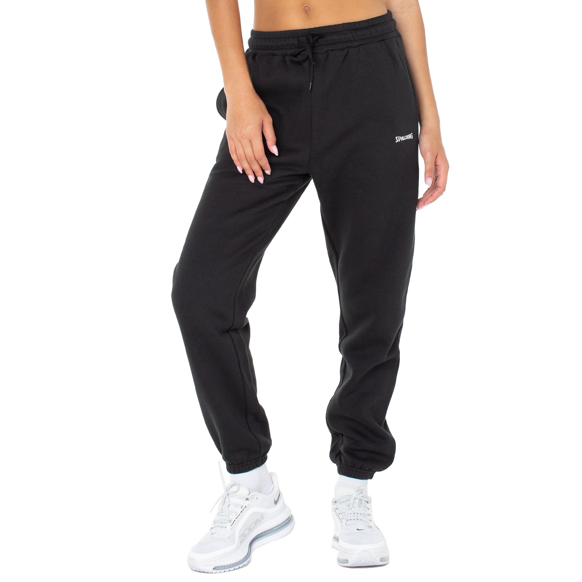 Spalding Womens Fleece Jogger Sweatpants with Pockets