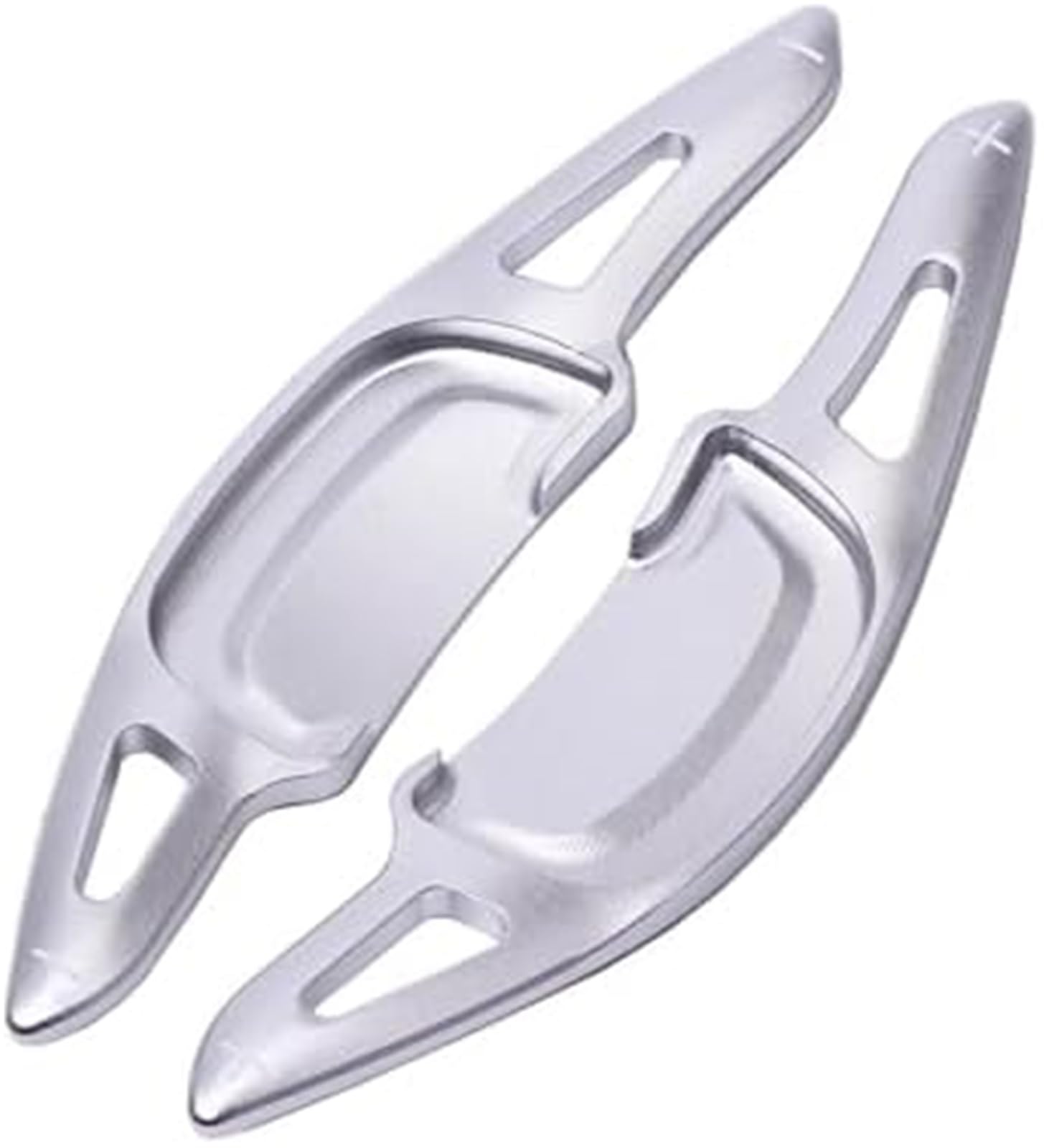 Demulax Silver Shifter Extension Paddles, For Mazda 3 Axela Cx 30 Mx30 2020 2021 Car Steering Wheel Paddle Shift Shifters 2Pcs Vehicle Transmission Paddle Blade(Silver)