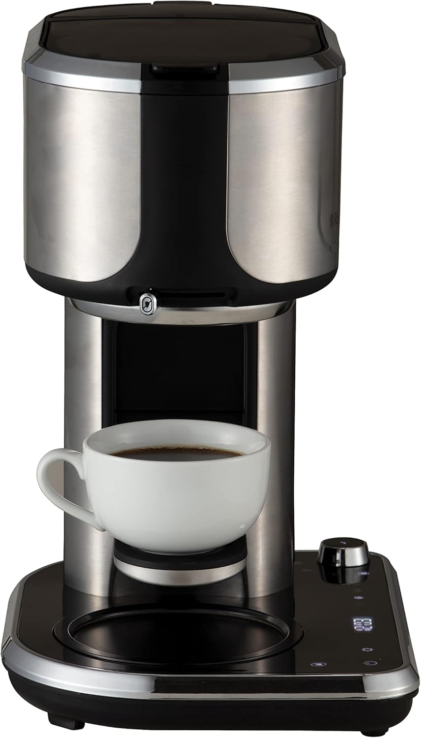 Russell Hobbs, Macchina per Caffè Americano, Opzioni Barista: pressione regolabile, infusione a freddo, montalatte, Timer programmabile 24h, Mantenimento in caldo 40 min, Tazze regolabili, 26230-56 Russell Hobbs, Macchina per Caffè Americano, Opzioni Barista: pressione regolabile, infusione a freddo, montalatte, Timer programmabile 24h, Mantenimento in caldo 40 min, Tazze regolabili, 26230-56