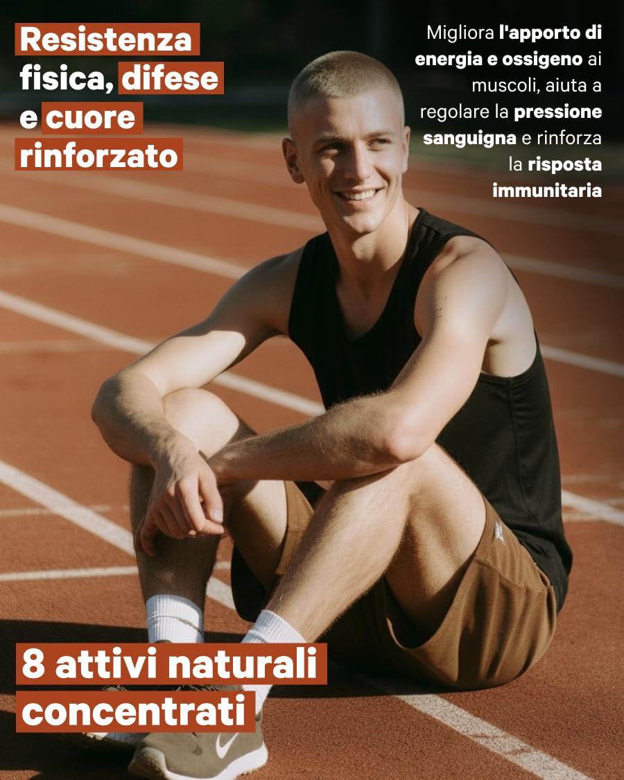 Complesso Ashwagandha KSM-66, Ginseng, Ginkgo Biloba, Maca, Cordyceps & Vitamine B1-B2 | Adattogeno, Anti-Stress, Equilibrio, Energia, Prestazioni | 120 Capsule | Vegano, Senza OGM, Senza Glutine