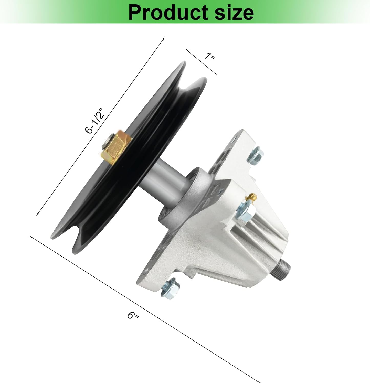 OakTen Spindle Assembly for MTD Cub Cadet Craftsman Troy-Bilt 918-04865 918-04636 | Replacement for 46 inch Deck Lawn Mower Tractors | Fits LTX1042 LTX1045 Horse XP | Grease Fitting