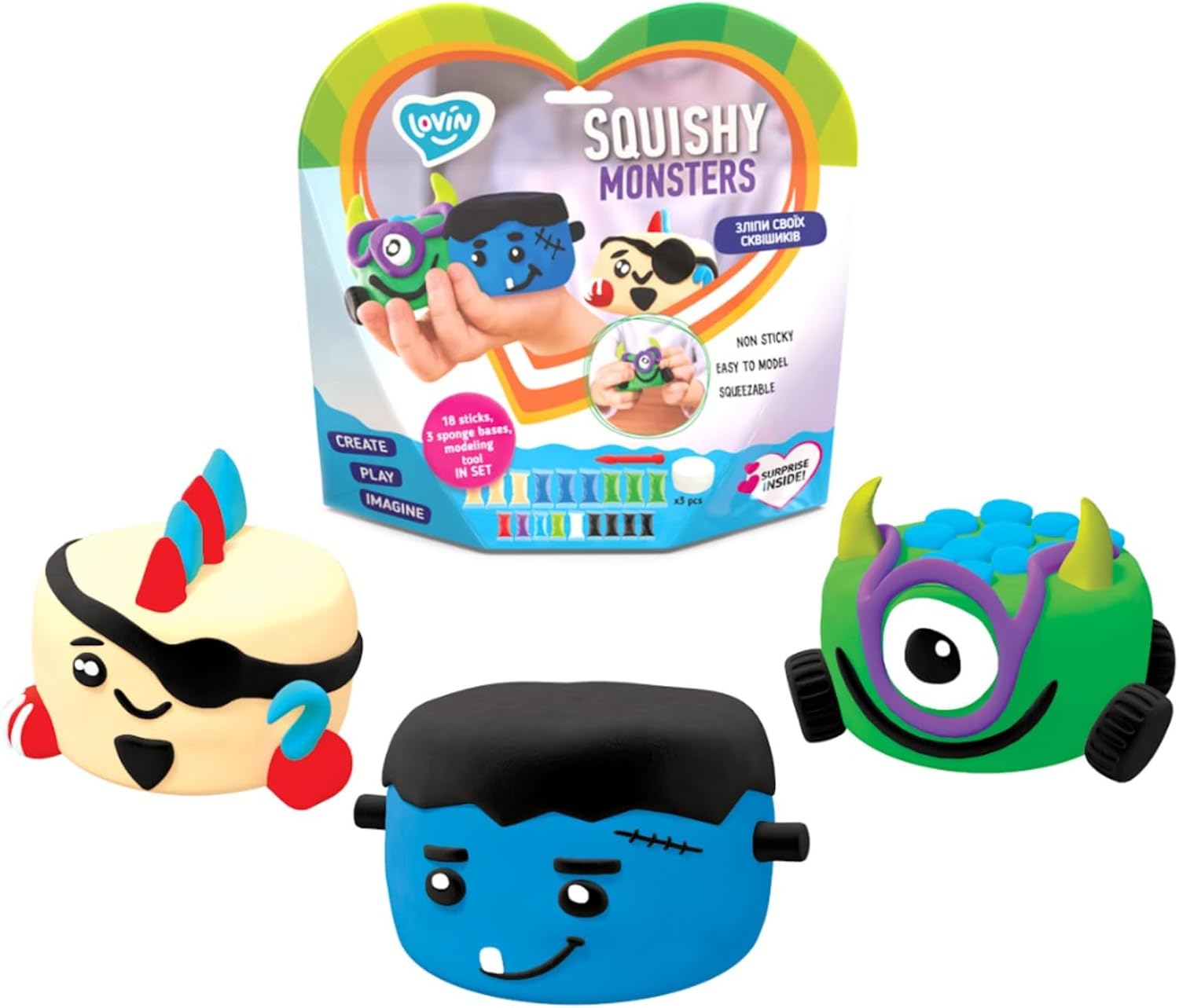 Lovin™ Create Your Own Squishy - Monsters