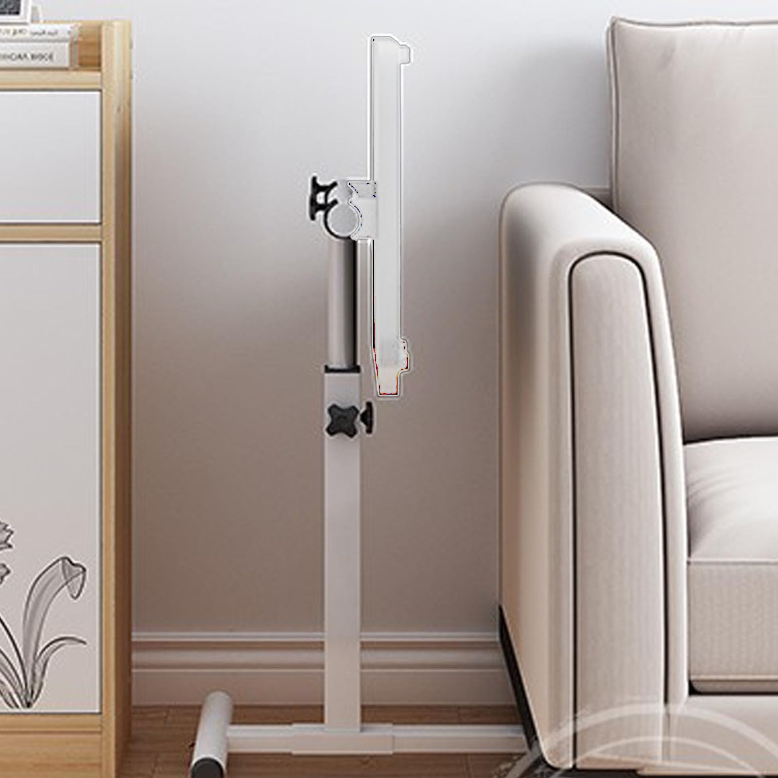 HitGo Mobiler Stehpult Mit Rädern & Gasfeder – Höhenverstellbar Von 71,9–108 Cm, 80x40 Cm Tischplatte