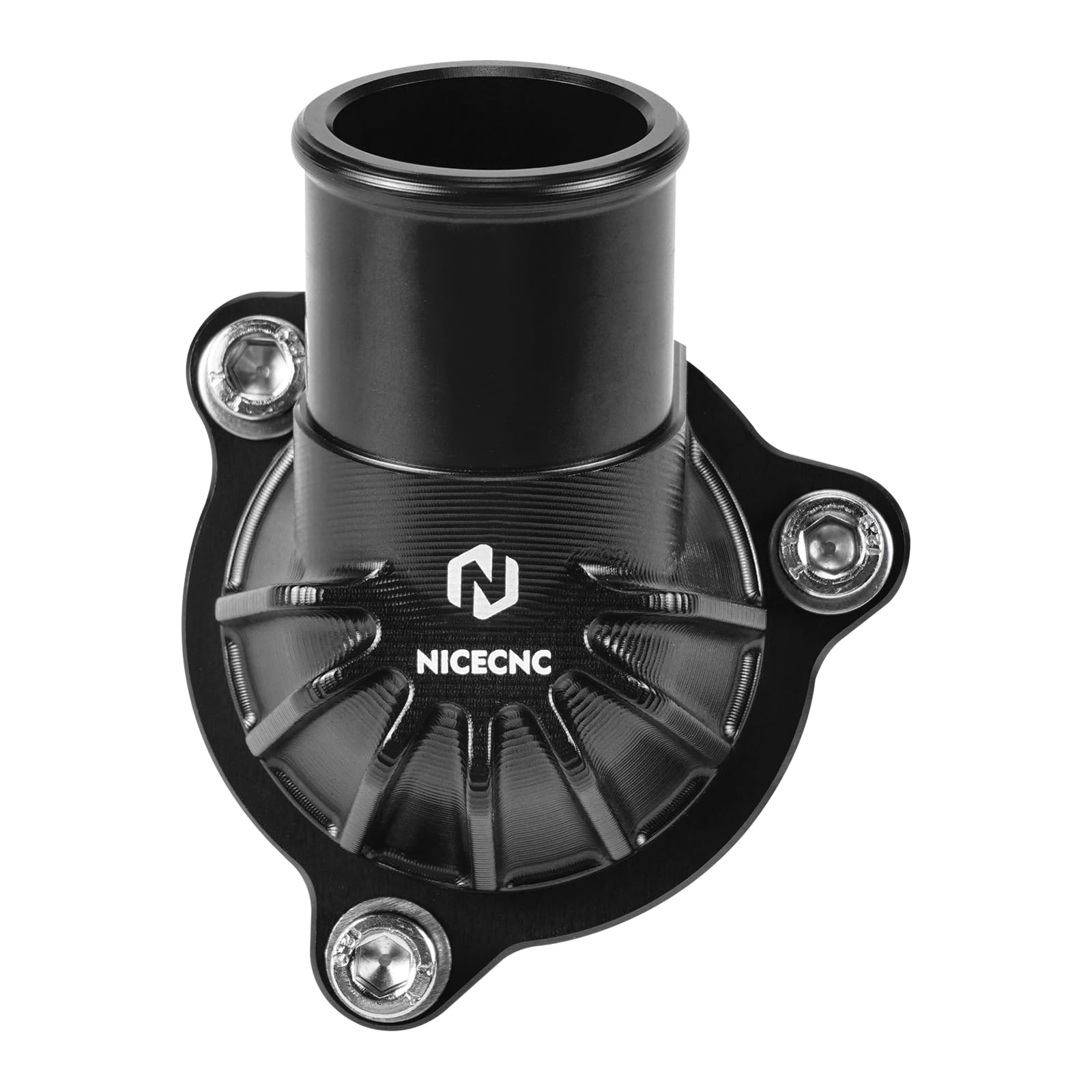 Amazon.com: NICECNC Black Thermostat Housing Cover Water Pipe