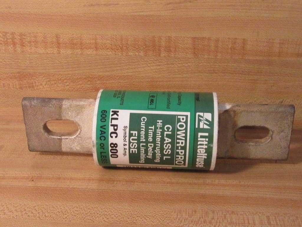 LITTELFUSE KLPC800 800 AMP, Class L, Fuse, KLPC Series