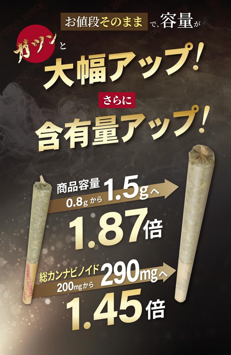 Amazon.co.jp: CANNA CREATE CBDジョイント 高濃度 CBD+CBN+CBG+
