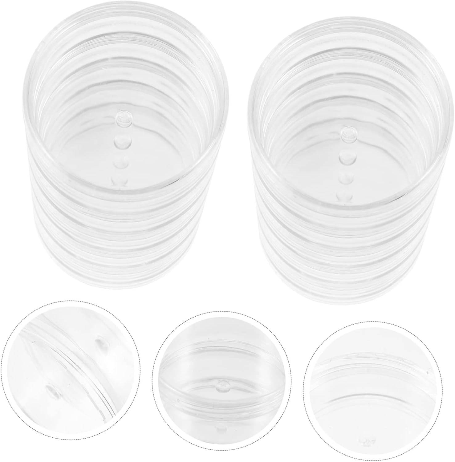 Holibanna 2sets Portable Jewelry Storage Box Large Bead Organizer Design for Necklaces Earrings and Accessories for Craft and Beading Needs