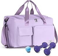 FIORETTO Women's 37L Gym Duffle Bag with Shoe Compartment & Wet Pocket - Ideal for Gym, Travel, Weekender