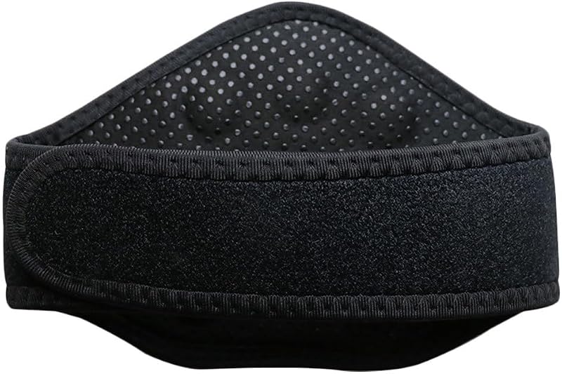 Neck Support Brace Strap: Adjustable Warm Magnetic Collar Self Heating Wrap Tourmaline - Neck Support for Men and Women