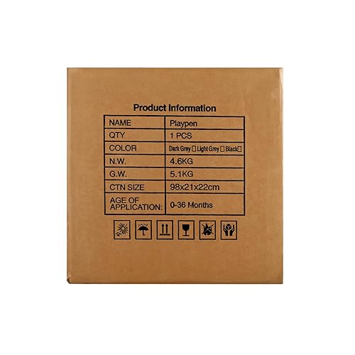 Miniatura 13 de Sour Lemon Corralito para bebés de 79 x 71 pulgadas, extra grande, corralito para bebés y niños pequeños, corralito de juego con valla de seguridad