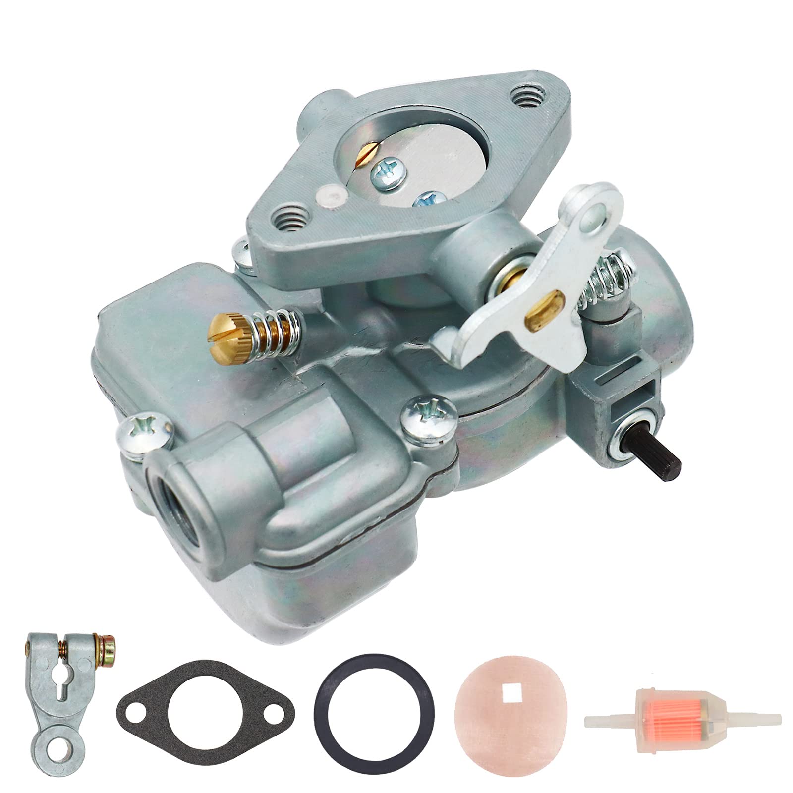 Carburatore Trattore NENKUTEN 251234R91 Per Farmall IH Cub, Cub LoBoy 154 - Con Guarnizione, Filtro E Leva Starter