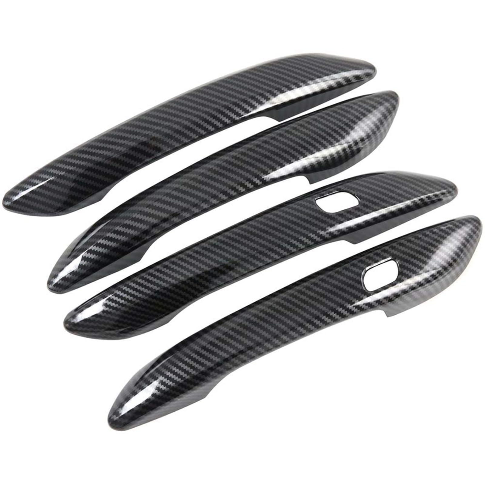 Hckclmbmzw One Color For Hyundai For Elantra For Cn7 2021 Car Door Handle Cover Carbon Fiber Black Door Handle Cover
