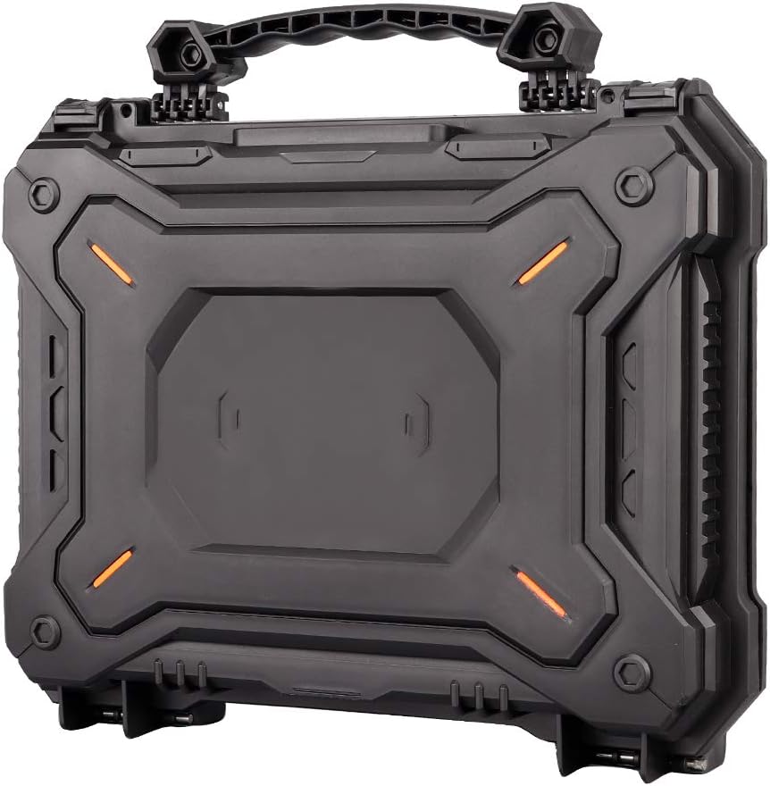 5L Airsoft Gun Safety Case with Foam Padded Pistol Camera Protective Case Waterproof Tactical Gun Pistol Hard Shell Box