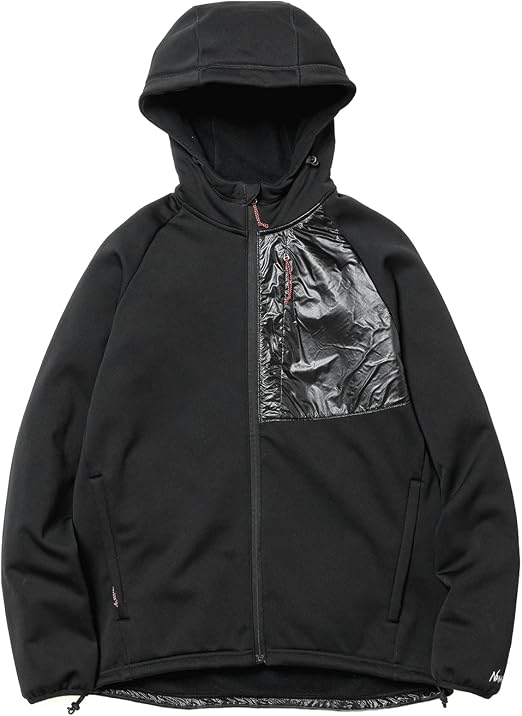 ナンガ　NANGA CORDURA FLEECE ZIP PARKA ブラック Amazon.co.jp: NANGA Men's Cordura FLEECE Zip Parka Zip Up Hoodie
