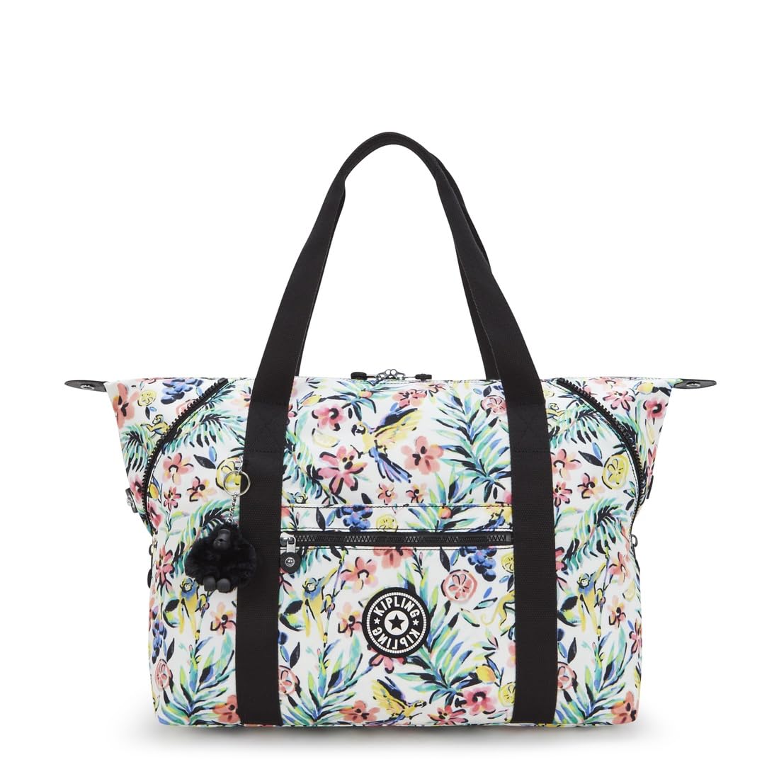 Kipling ART M Large Tote, Totes, Cocktail Floral (Orange)