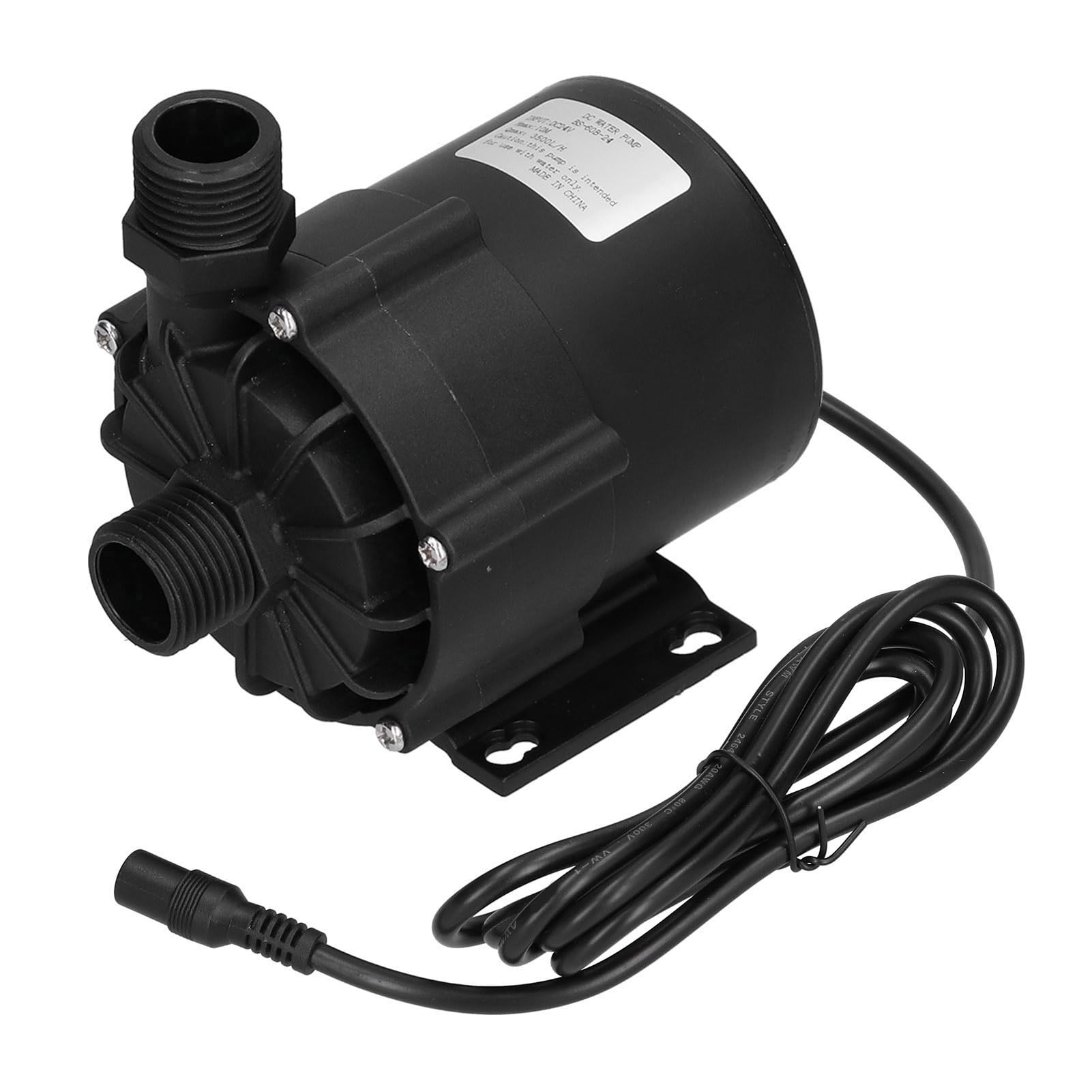 Bomba sumergible con motor CC sin escobillas y clasificación de impermeabilidad IP68 - Bomba de agua de plástico de ingeniería para sistemas hidropónicos acuarios y fuentes -