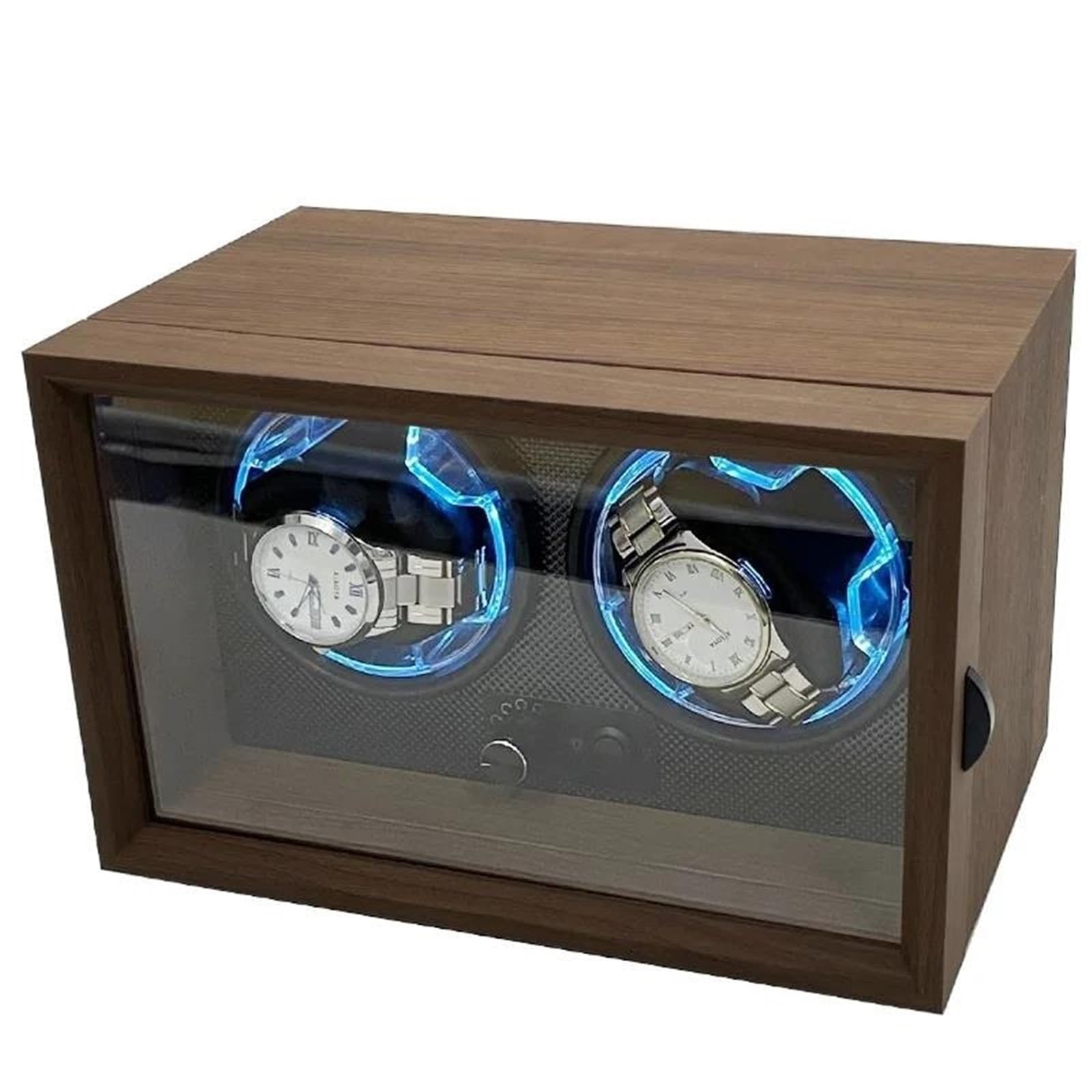 Joyero Viaje Para Relojes Mecánicos Motor Eléctrico Giratorias Silenciosas Enrolladora Automática Para Caja Para Reloj Madera Adecuada Joyeros(Type-C)