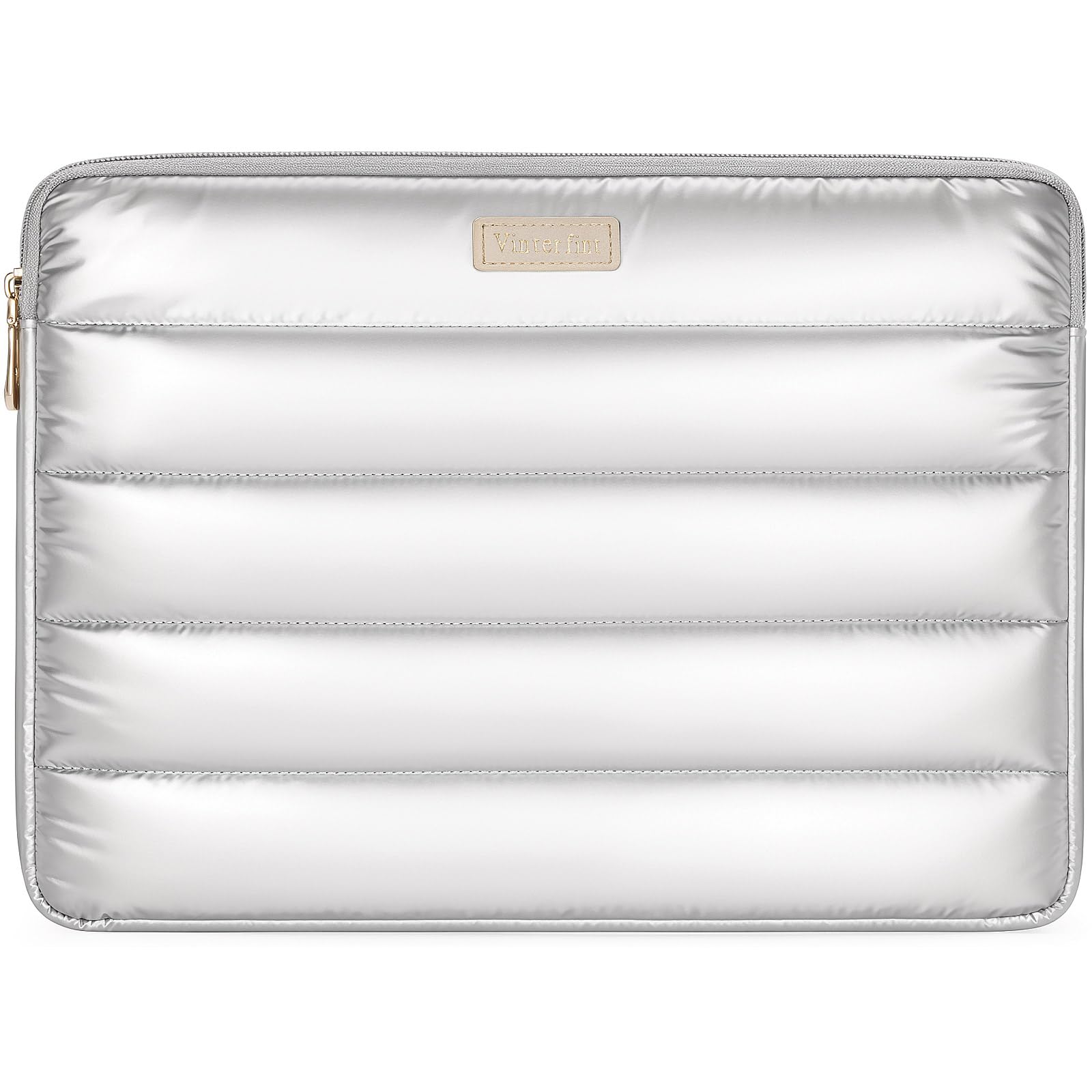 Vinterfint 14 inch Shiny Puffy Laptop Sleeve Case for 14
