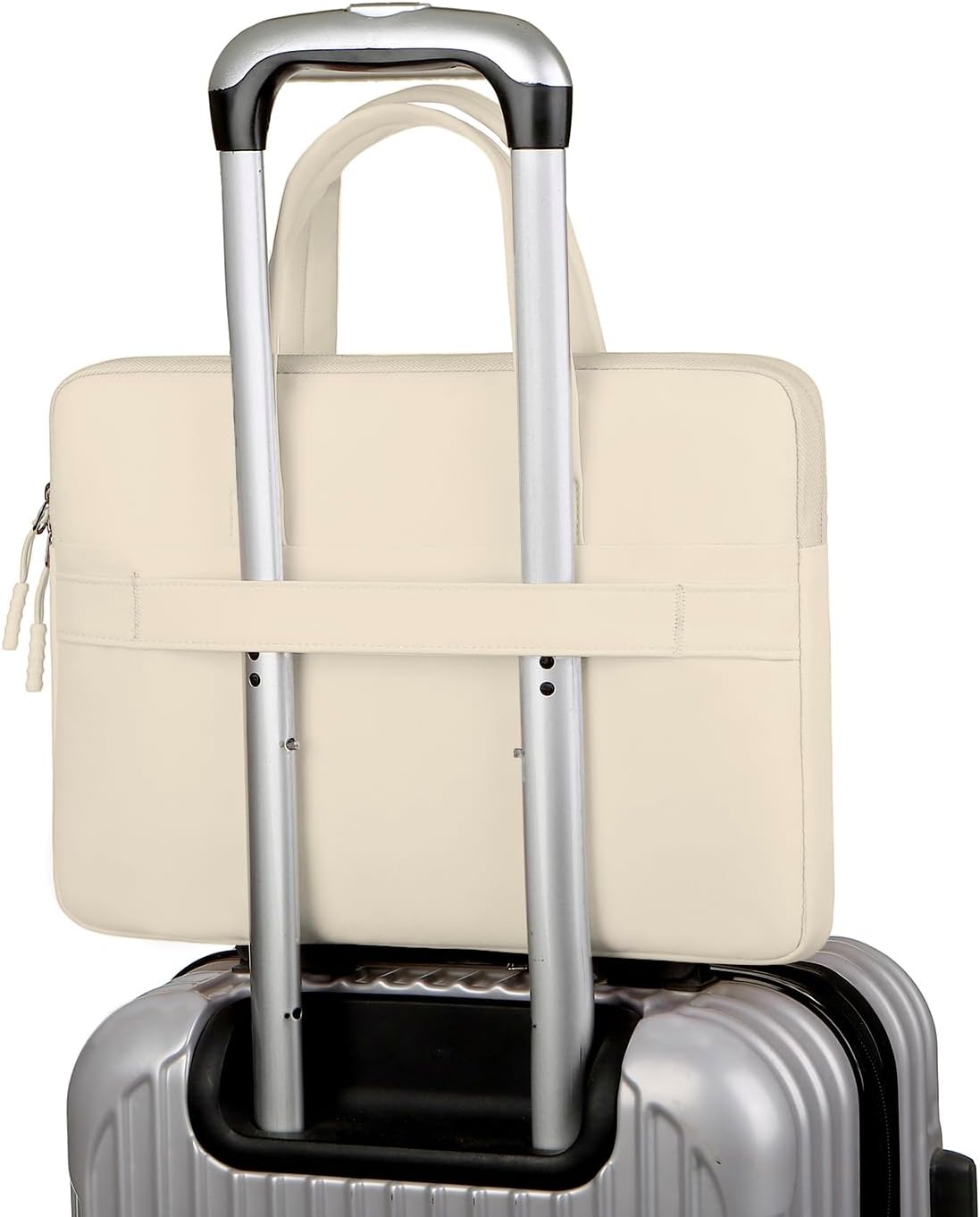 Large-Capacity Laptop Bag Fit for 15 inch MacBook Air/Pro 16 2025-2021 M4 M3 M2 M1 A3241 A3114 A2941 A3403 A3186 A2991 A2780 A2485, HP Dell ASUS Lenovo, Fashion Waterproof, Computer Bag, Beige - Image 4