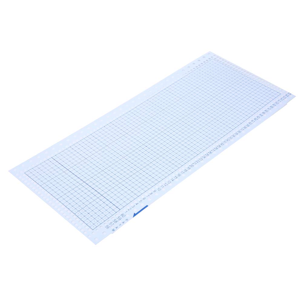 Redxiao Knitting Machine Punch Card, 10pcs Professional Knitting Machine Accessories Flower Card, Punch Card 24 Stitch for KH851 KH860 KH868 Knitting Machine
