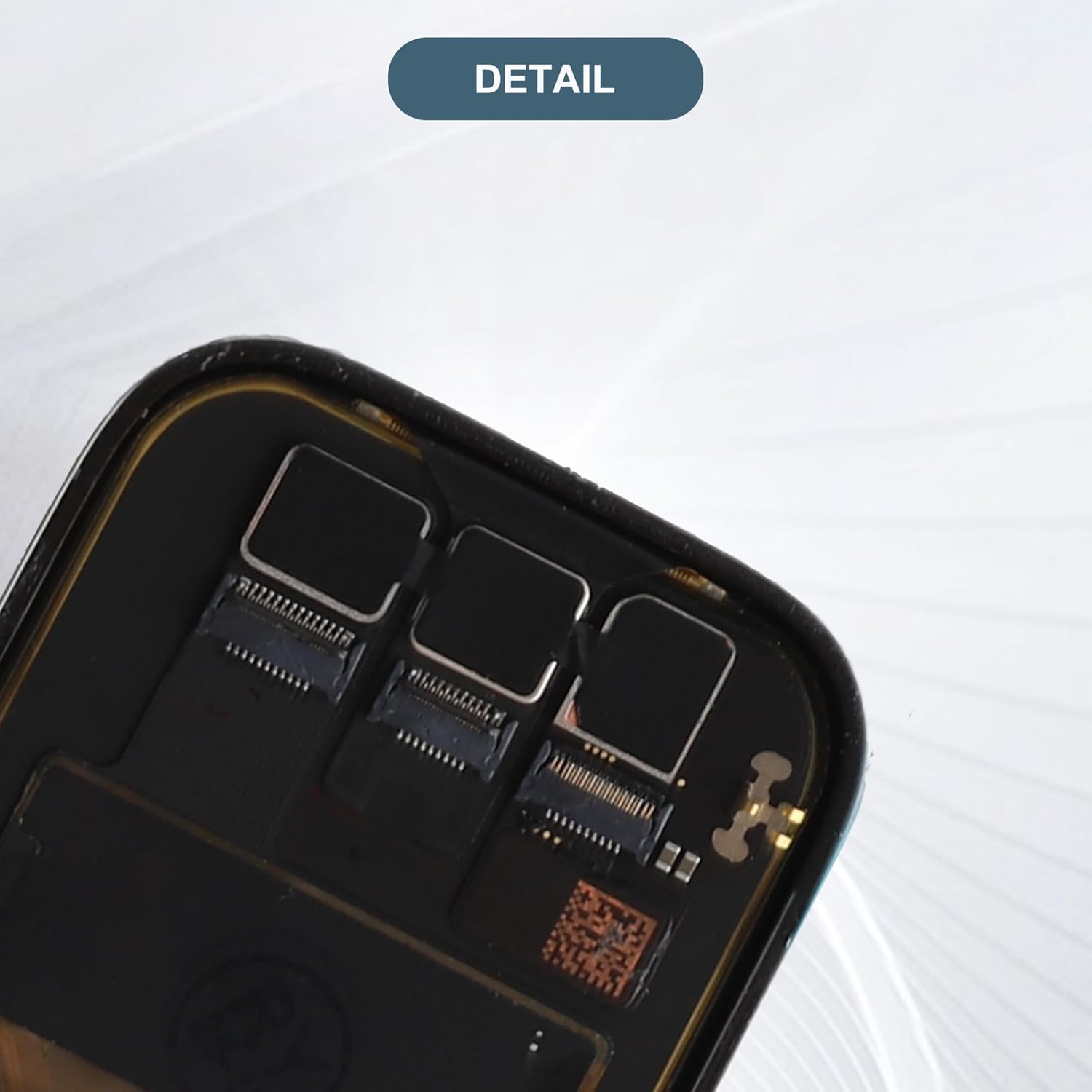 Replacement LCD Display Touch Screen Digitizer Assembly Compatible with Apple Watch SE (2nd Gen) [GPS 44mm] with Tools（Black）