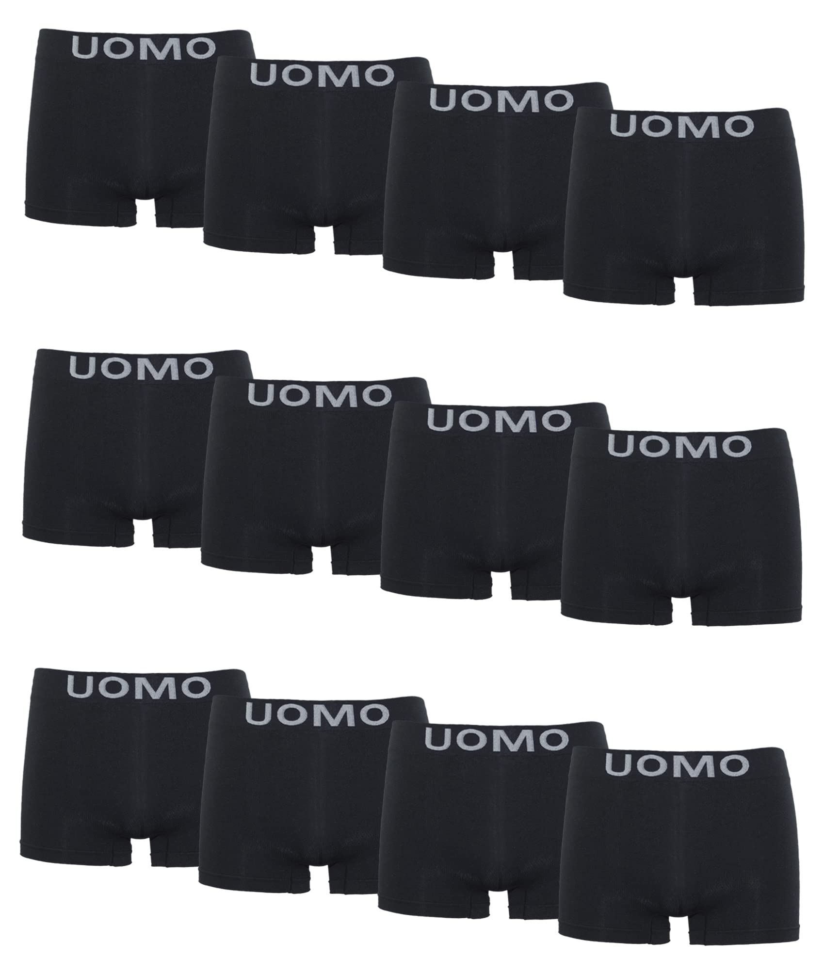 Channo Mens Seamless Boxer Briefs: Nylon Microfiber Underwear - Tagless & Breathable Trunks For Daily Wear, Soft Stretch