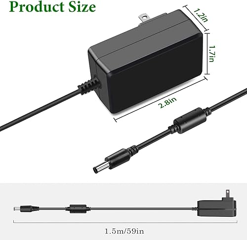 Miniatura 7 de Reemplazo del cable de alimentación del cargador de 30 W para Alexa Echo Show 8., Show 10 de 3 generación, Show 15, Show 21, Echo 3rd 4th Gen, Echo