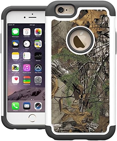 UrSpeedtekLive iPhone 6 Case, iPhone 6s Cases [Shock Absorption] Dual Layer Heavy Duty Protective Silicone Plastic Cover Case for iPhone 6/6s - Gameboy