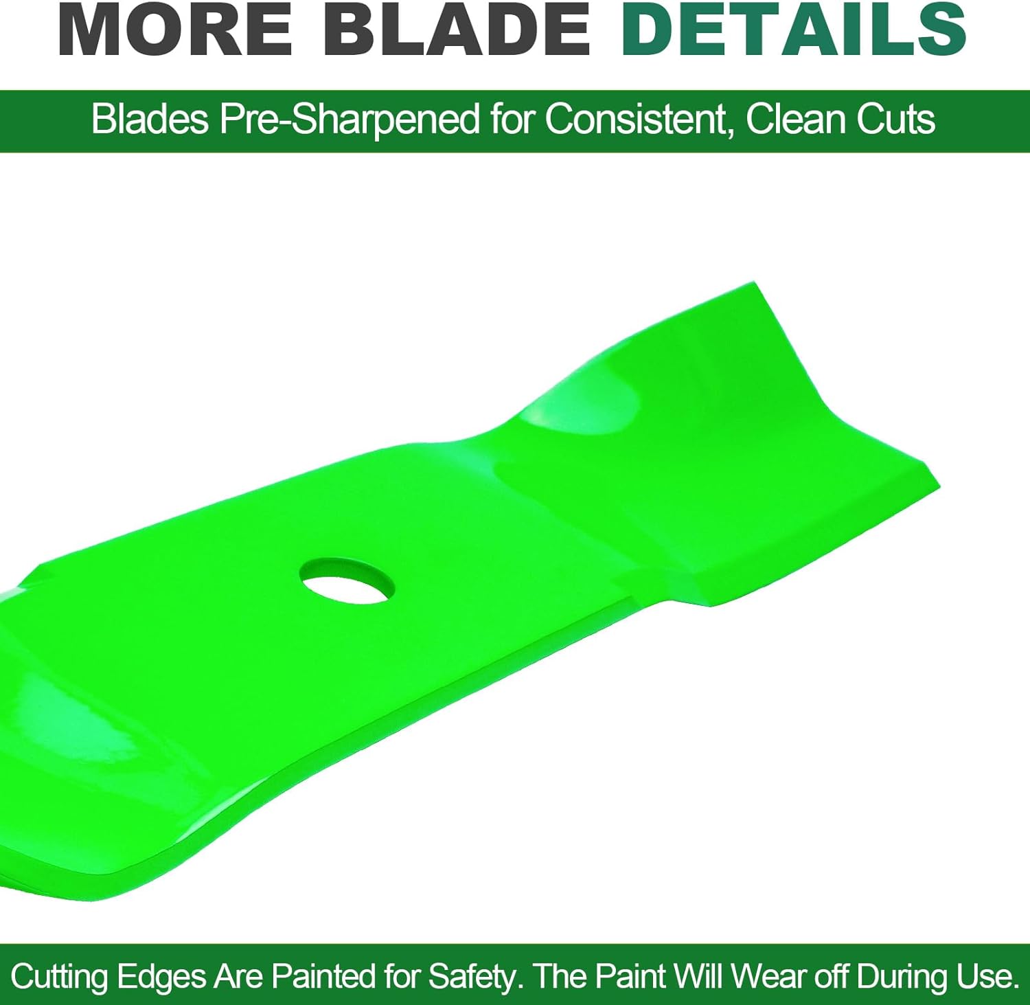 942-04417 742-04417 01005336 01005336P 02005017 942-04417A High Lift Blades Compatible with MTD Cub Cad et 48 inch Cut Decks Cub Cad et GT-2148 Z-Force L48 Craft sman Z8200 (3 Pack)