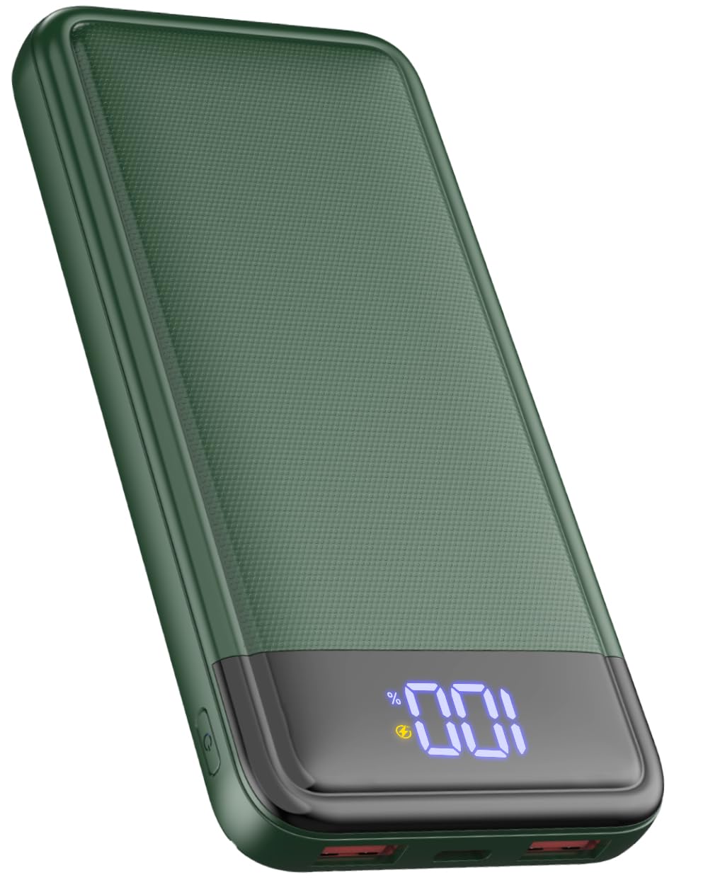 Power Bank, Slimmest 22.5W Powerbank 13800mAh PD3.0 USB C (Ingressi/Uscite), Caricatore Portatile Ricarica Rapida Batterie Esterna Compatibile con iPhone 16 15 14 13 12 Pro Max Huawei etc.(Verde)