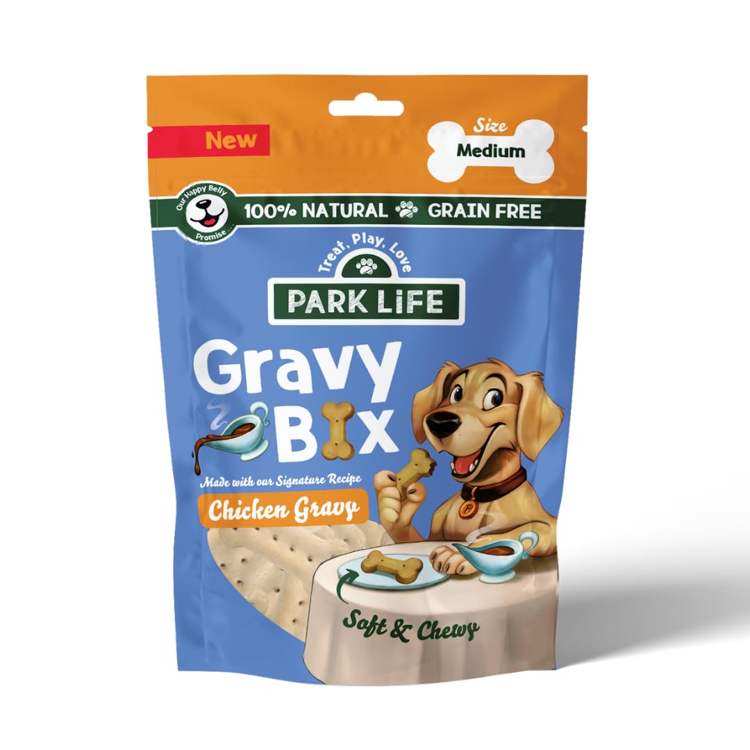PARK LiFE - Gravy Bix Dog Biscuits Chicken, 100g Pouch