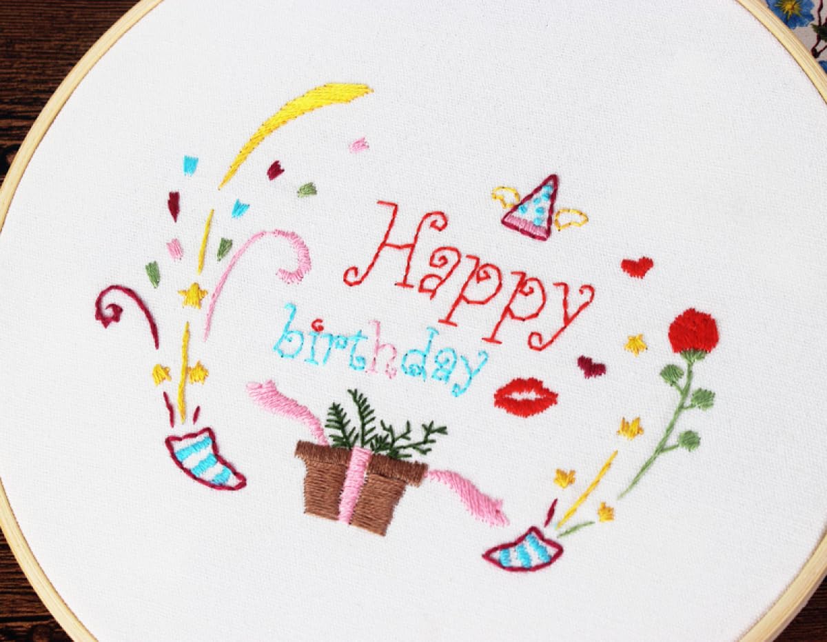 バンビ バースデーキット 新品未開封 Amazon | 3D 刺繍キット 漫画の絵 刺繍セット ハッピー