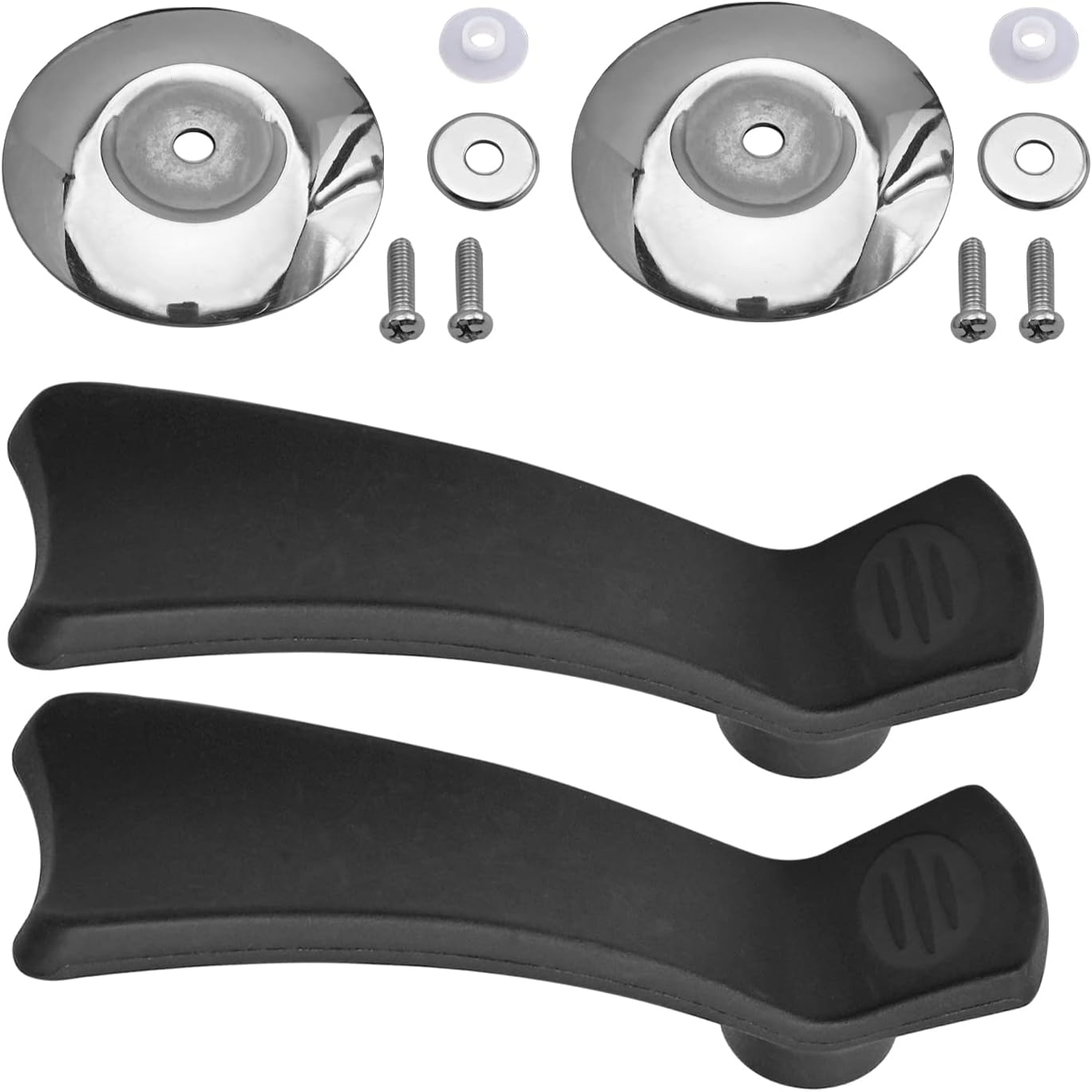 Bakelite Pot Lid Knobs 6.10" x 2.28" x 1.50"(D x T x H) Replacement Repair Stand Wok Lid Cover Grip Cookware Universal Kitchen Holder Pan Handle, Black 1pcs