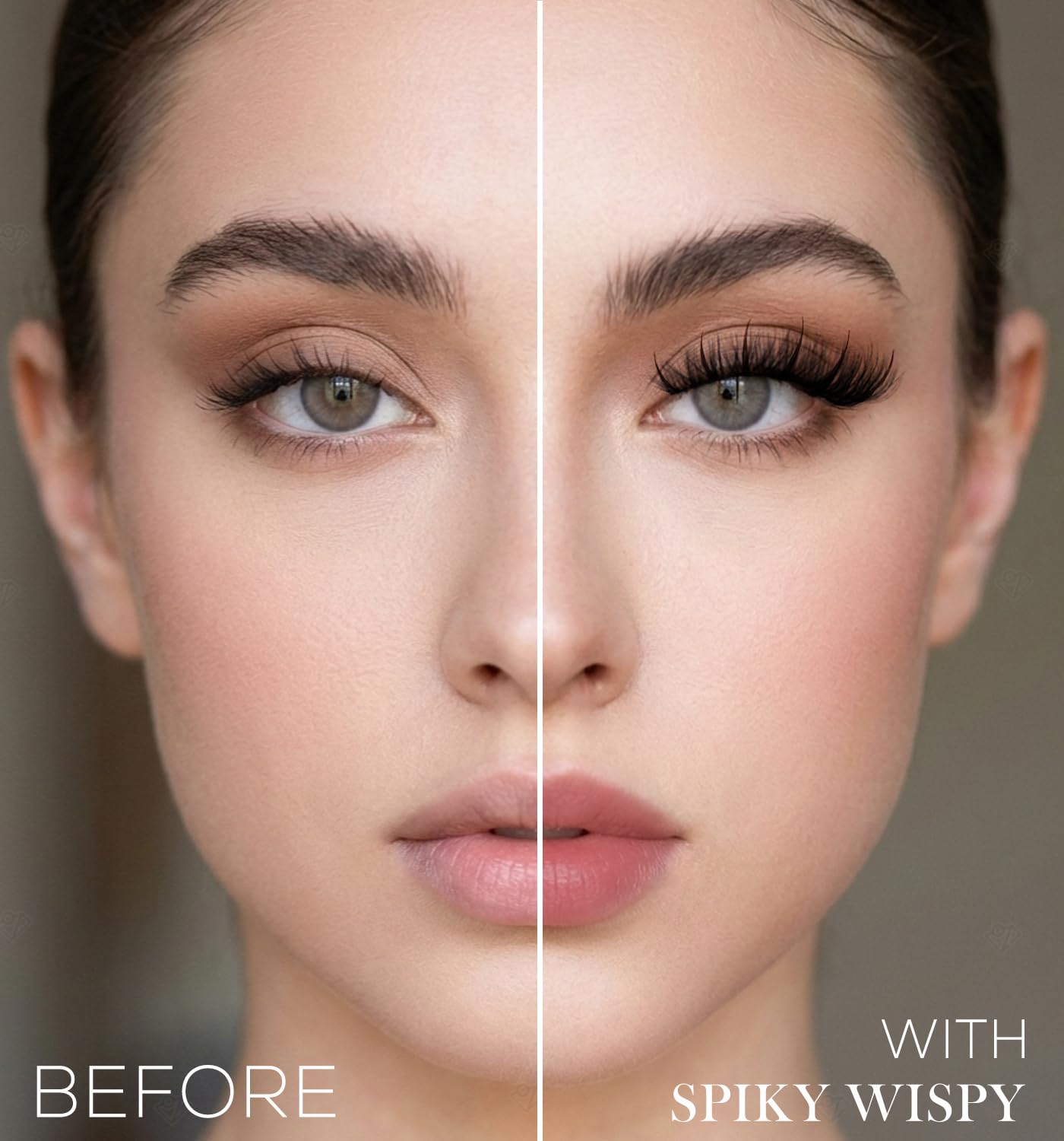 Künstliche Wimpern, natürliche Katzenaugen-Wimpern, weicher Nerzstreifen, natürlicher Look, 2 Stile, gemischt, flauschig, Demi-Wispies, falsche Cateye-Wimpern-Packung, kurz, dick, volles