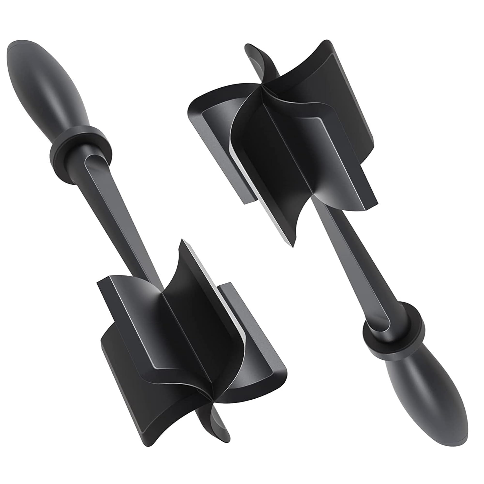 2Pcs Meat Chopper for Ground Beef Masher - Hamburger Meat Smasher Tool Kitchen Tools Heat Resistant Meat Chopper Hand Held Kitchen Gadgets - Hand Held Mixer Hamburger Meat Ground Beef Chopper Tool