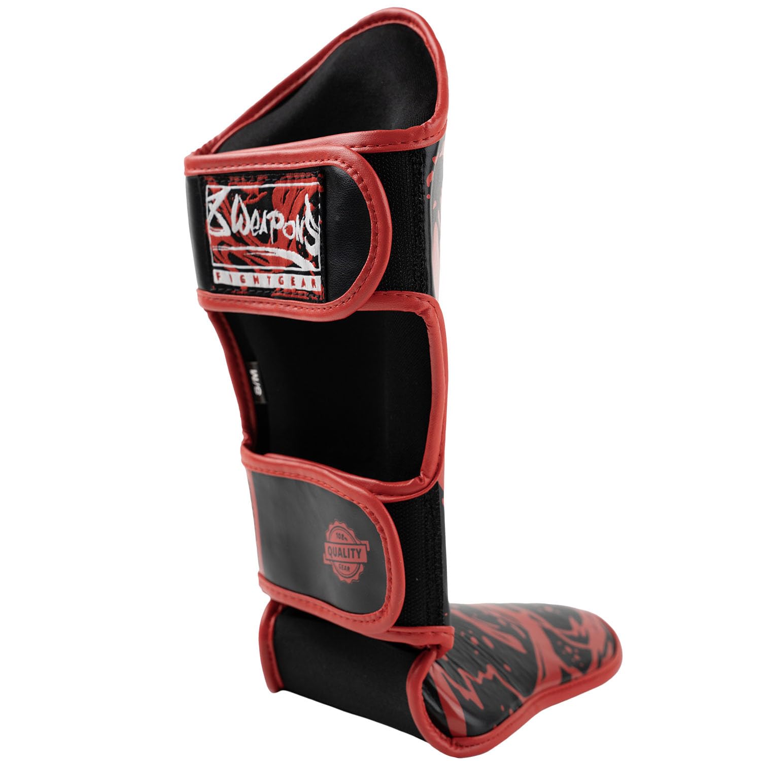 Weapons - 8 parastinchi per bambini, Joe, colore: Nero/Rosso