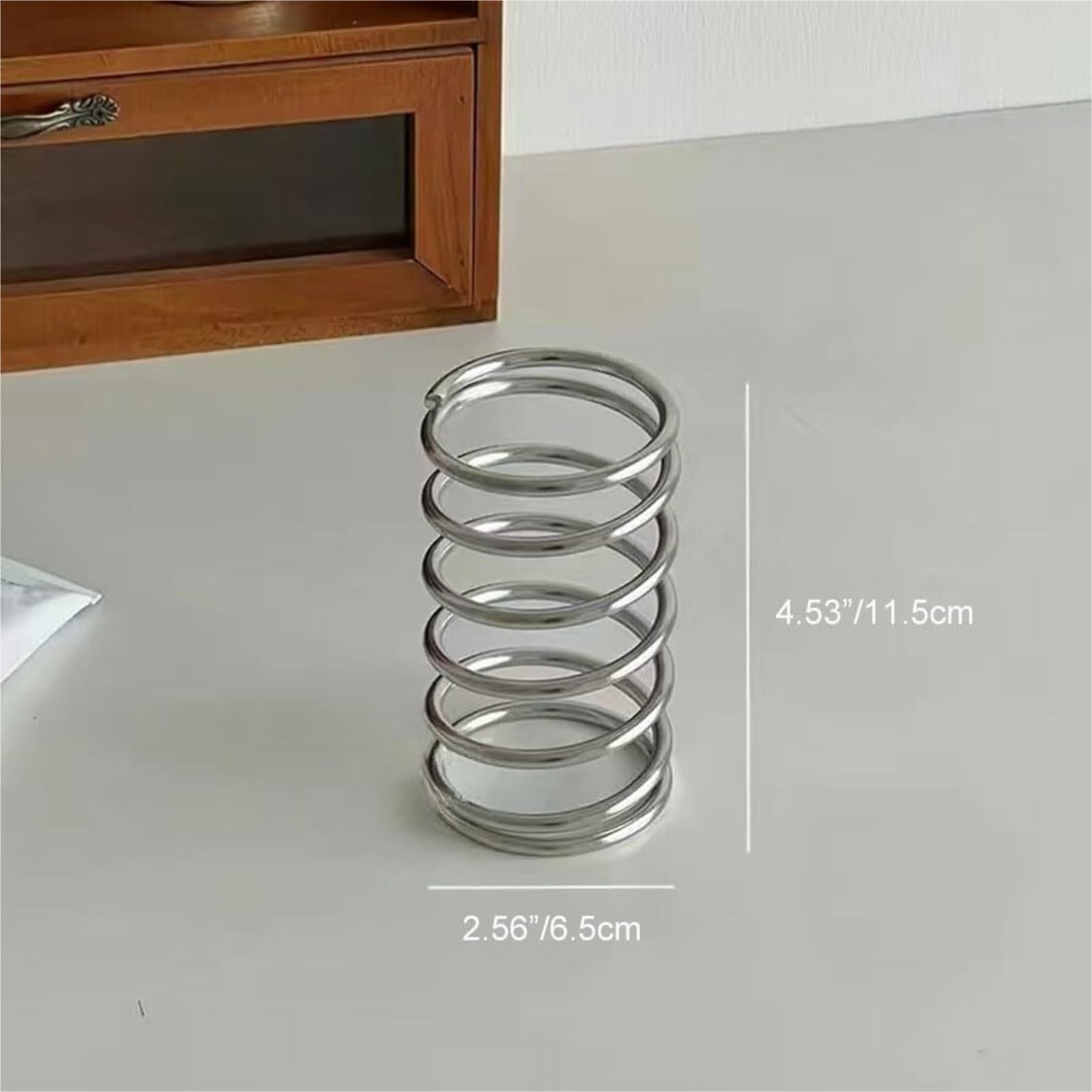 Organizer per Spazzolino da Denti Porta Spazzolino E Dentifricio Portaoggetti da Appoggio in Metallo A Spirale for Il Bagno Accessori da Bagno