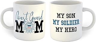 Kubki do kawy 330 ml, strażnik przybrzeżny mama ceramiczny kubek do kawy kubek unikalny kubek ceramiczny personalizowane kubki do kawy herbaty na świetny prezent, dla dziewczyny, prezenty urodzinowe