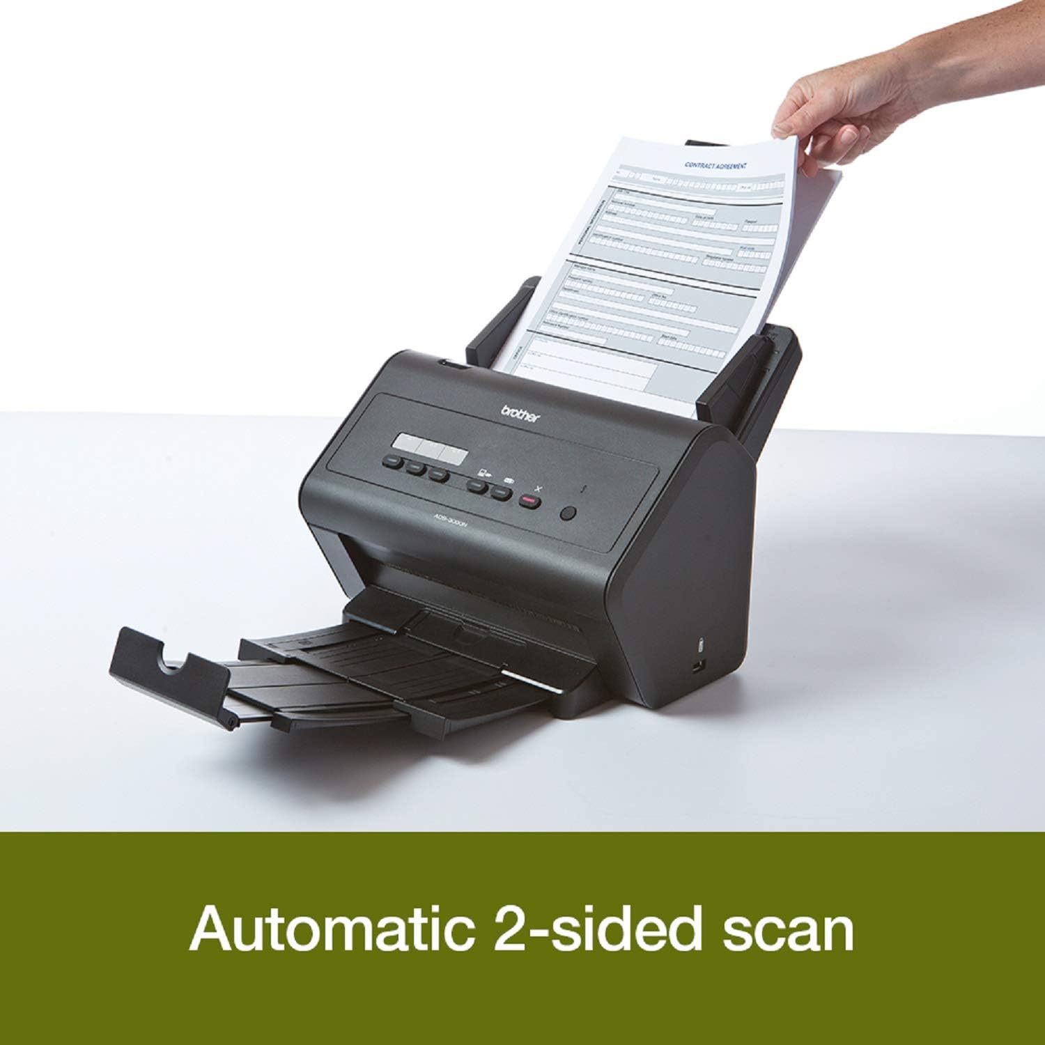 Brother ADS3000N High-Speed Network Document Scanner for Mid to Large Size Workgroups,Black : Office Products